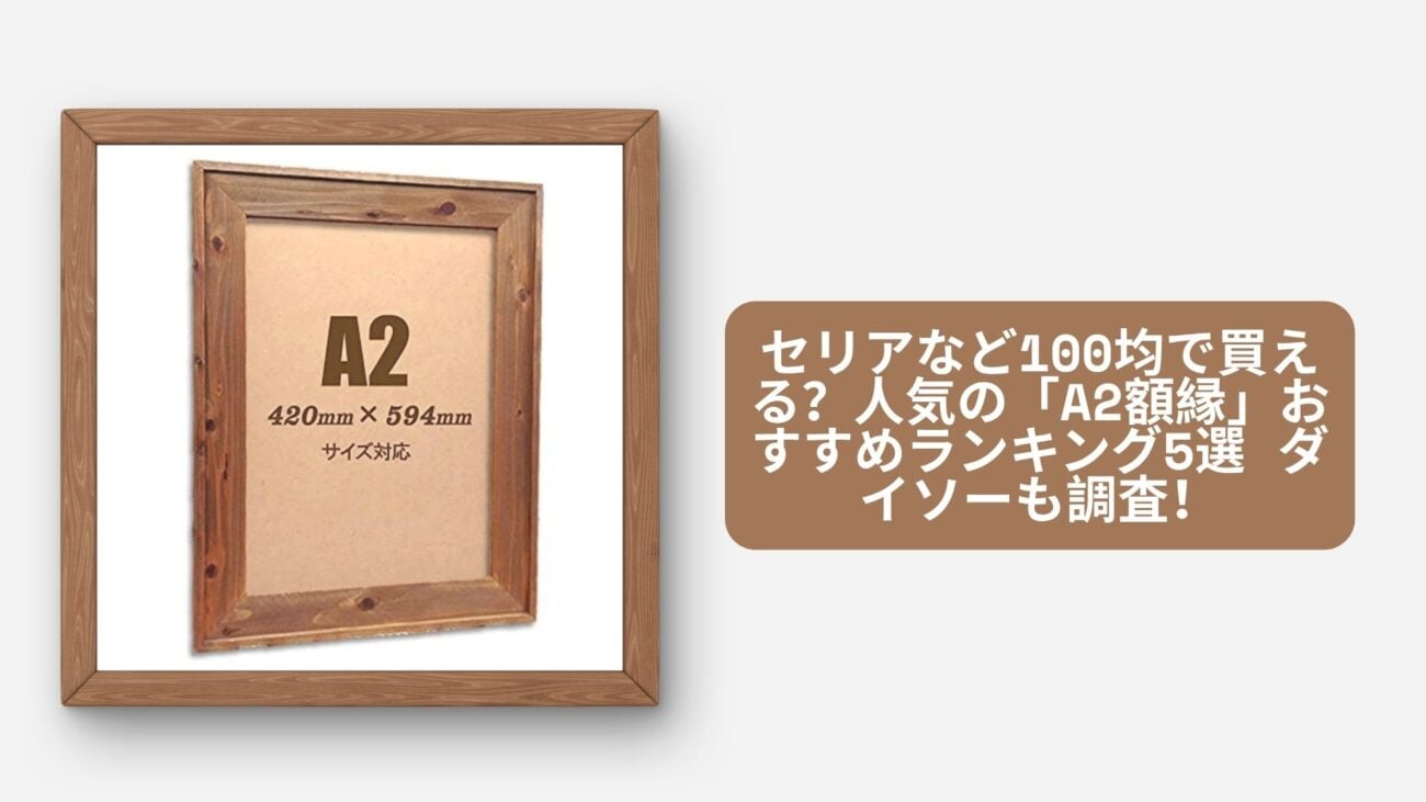 セリア 100均 A2額縁