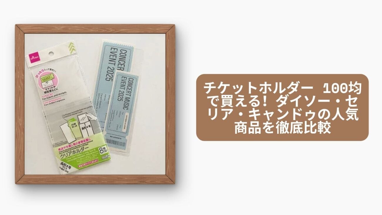 チケットホルダー 100均