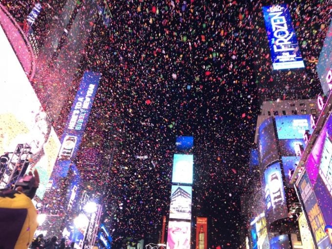 憧れの街ニューヨークでの年越しカウントダウンの実態