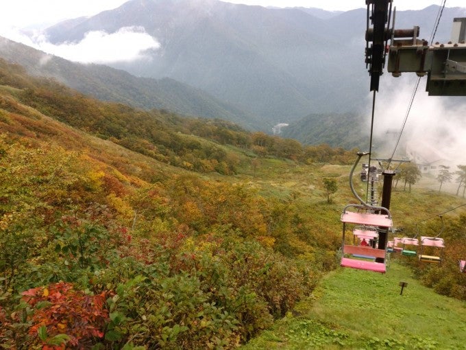 谷川岳リフト 紅葉