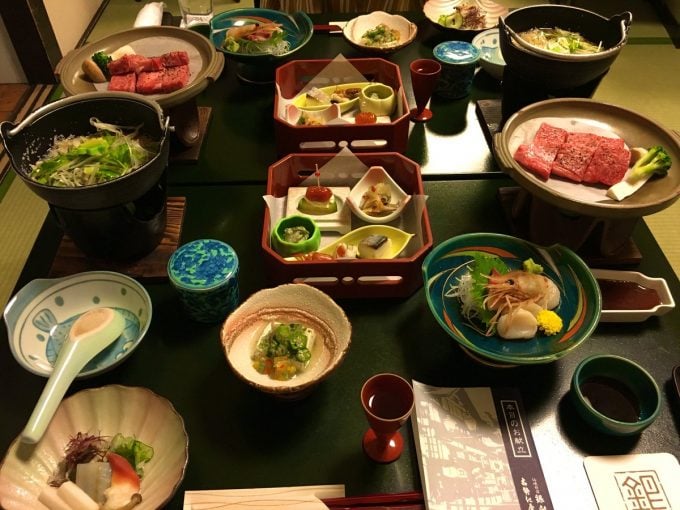 銀山温泉 夕食