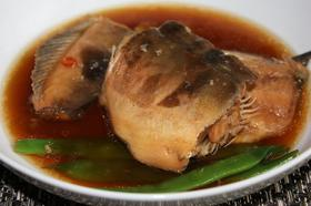 北海道の食材を使った料理 ホッケの煮つけ