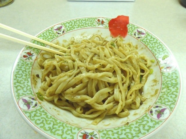 じゃじゃ麺と酒の肴喜作のじゃじゃ麺