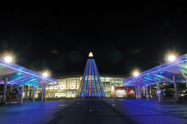 岡山県インスタ映えスポット 井原駅 ミナクルネ