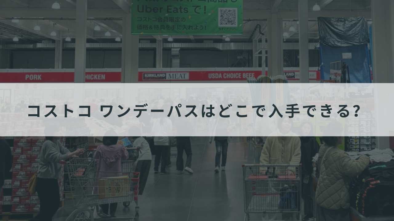 コストコ ワンデーパスはどこで入手できる?配布方法と現実