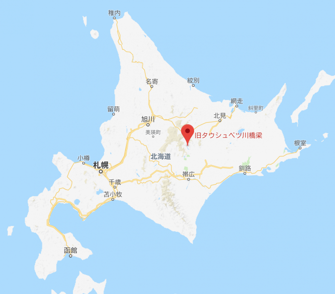 タウシュベツ川橋梁へのアクセス