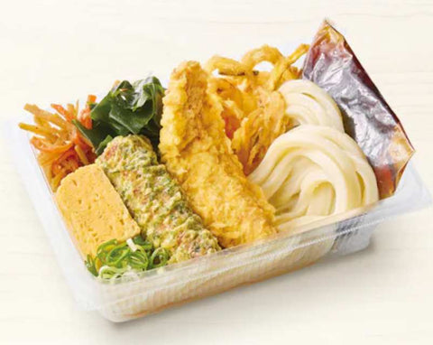 第2位:かしわ天入りうどん弁当
