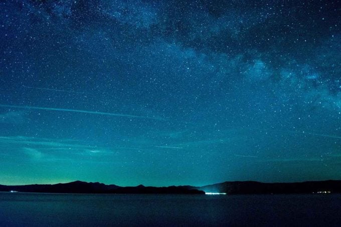十和田湖 星空
