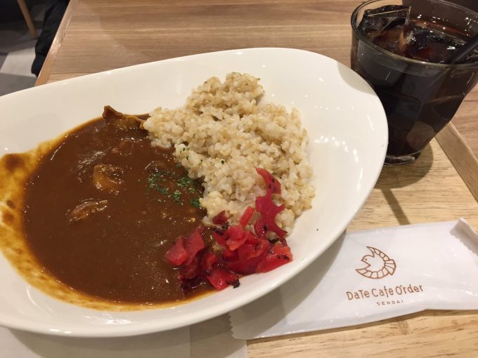 ダテカフェ オーダー 朝カレー