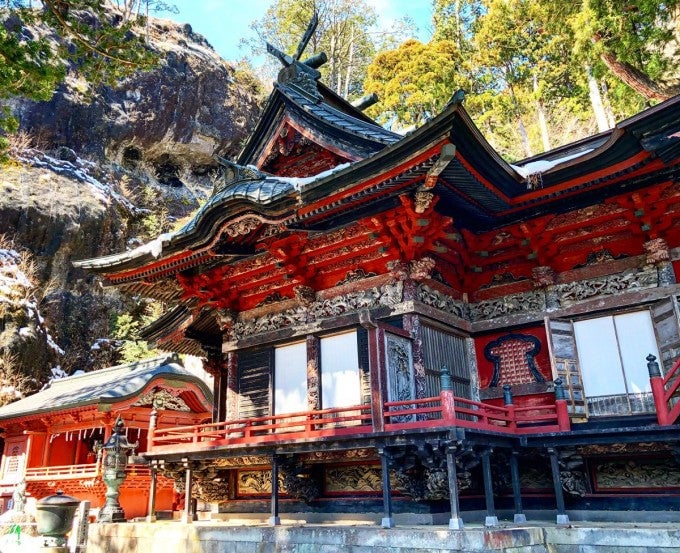 榛名神社 御姿岩