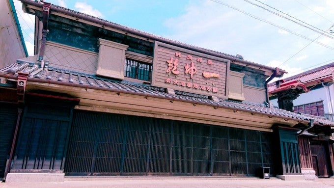 蔵造りの結城の街並み