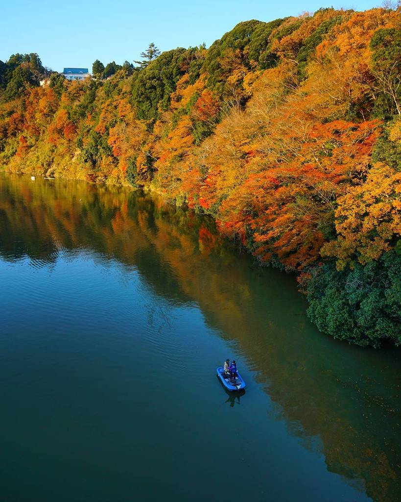 亀山湖 紅葉