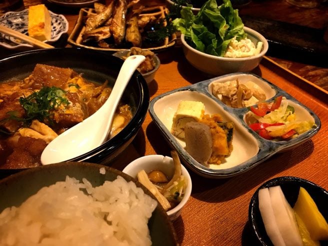 更科 カツとじ
