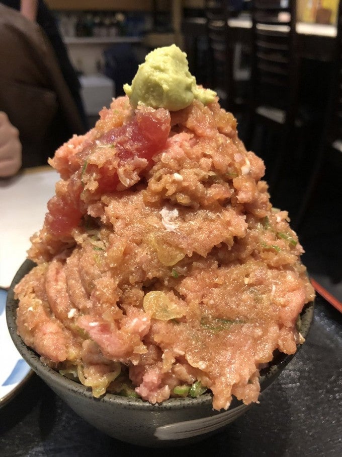 横浜デカ盛り 竹家食堂 ネギトロ番長