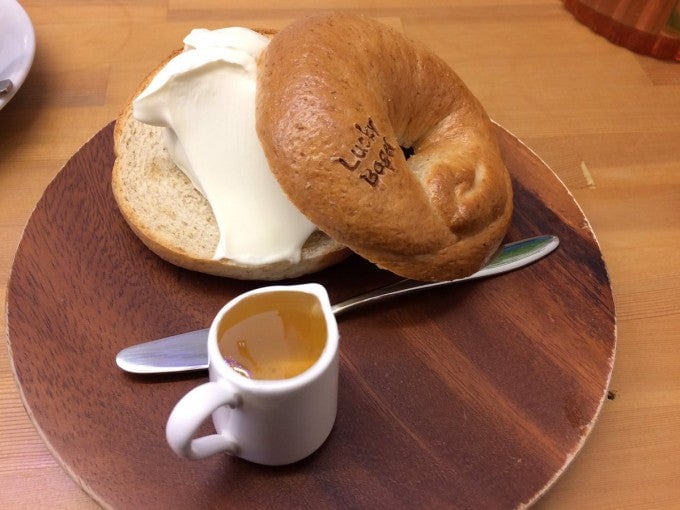 群馬 モーニング Lucky Bagel