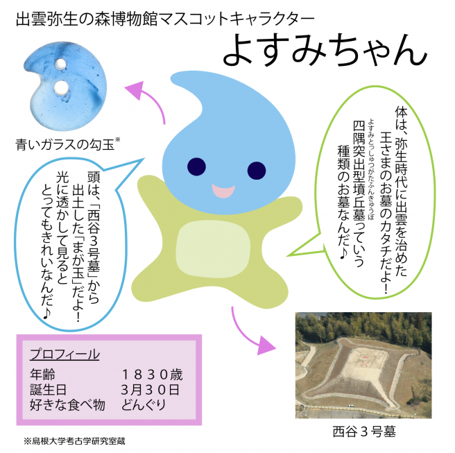 島根県 ゆるキャラ よすみちゃん
