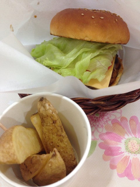 あびのぱんハンバーガー　朝食