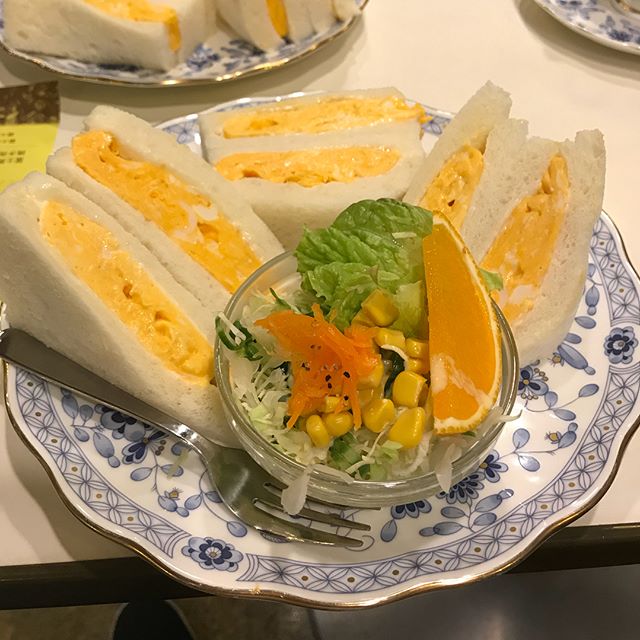ふじおタマゴサンド　朝食