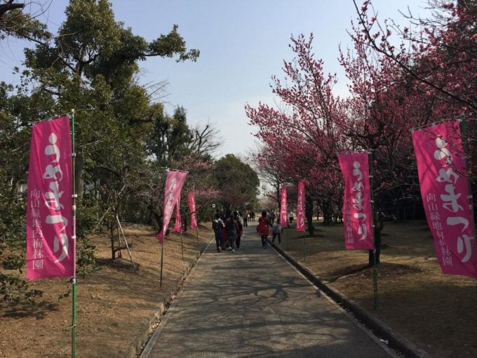向山緑地内梅林園