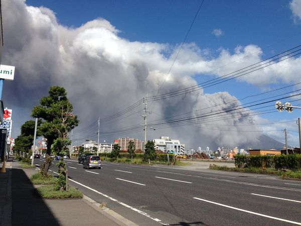 鹿児島　あるある 火山灰