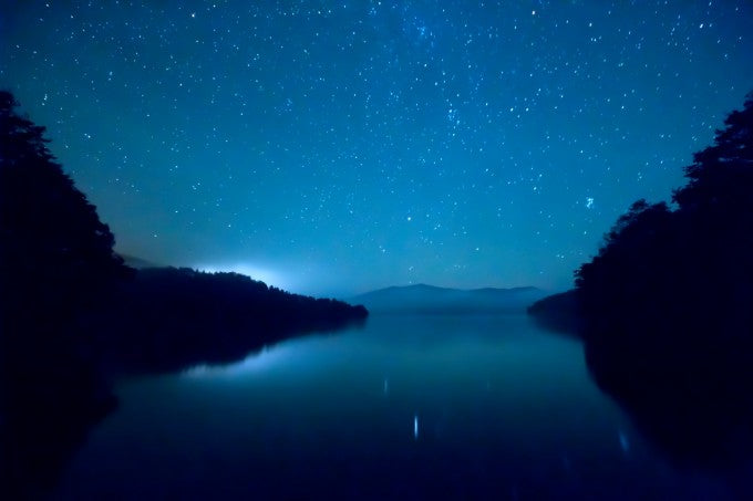 北海道 星空 然別湖(鹿追町)