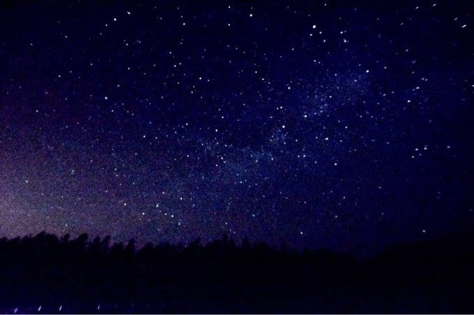 北海道 星空 星に手のとどく丘(富良野市 )