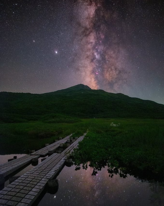 竜ヶ原湿原 星